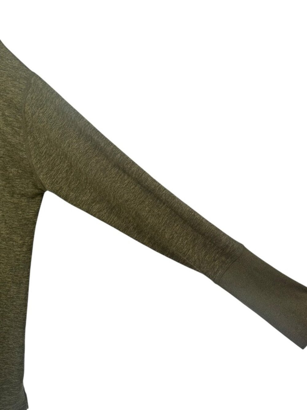 Nike Running Dri Fit 1/4 Zip Pullover Men’s L Green Premium Stretch‎ Reflective - Picture 7 of 9
